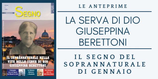 IL SEGNO DEL SOPRANNATURALE DI GENNAIO 2025